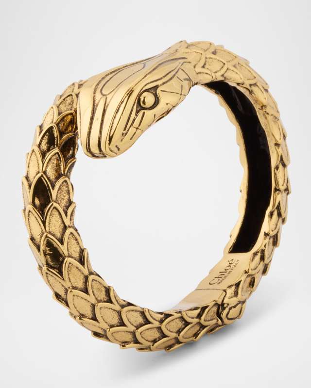Snake Brass Bracelet